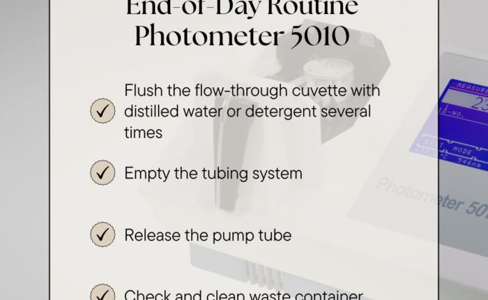 End-of-Day Routine for Photometer 5010