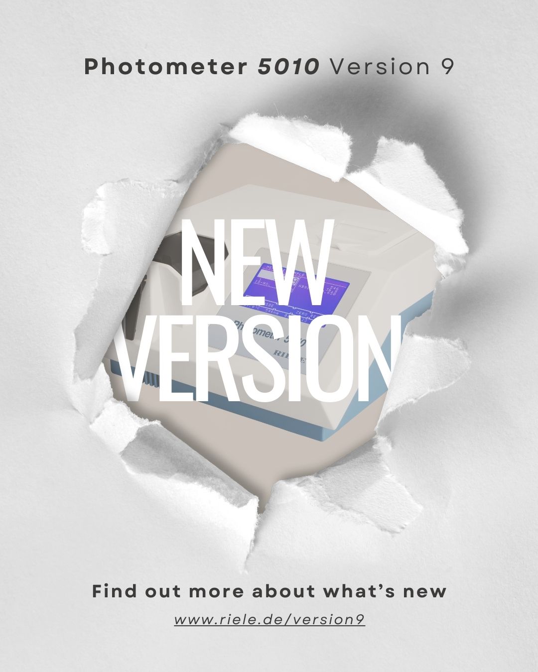 New version 9 of Photometer 5010